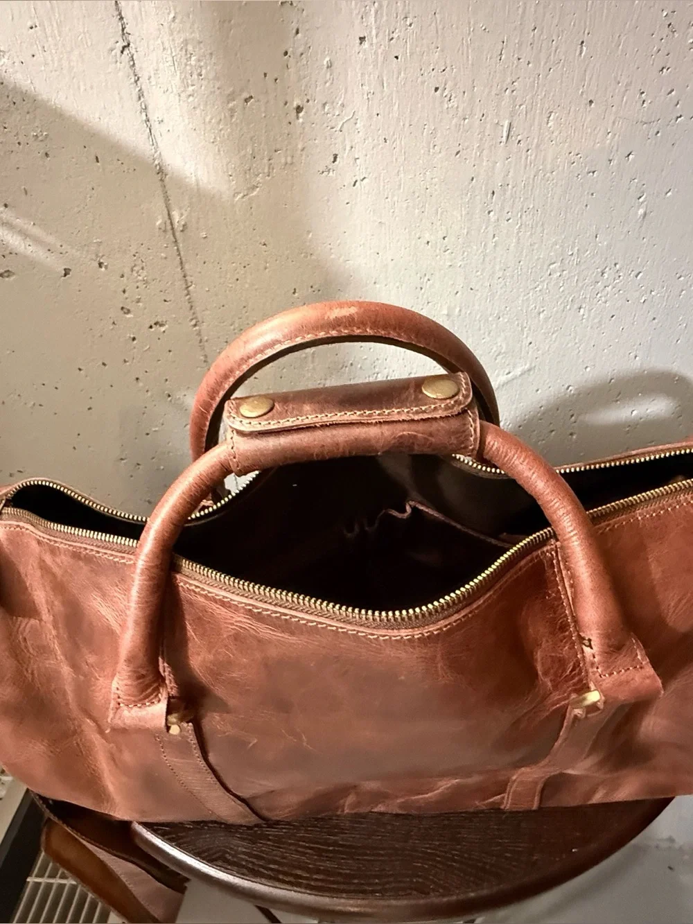 Rustic Town brown leather